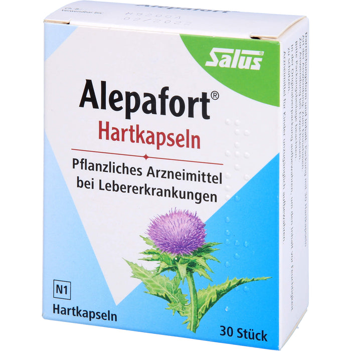 Salus Alepafort Hartkapseln bei Lebererkrankungen, 30 pc Capsules