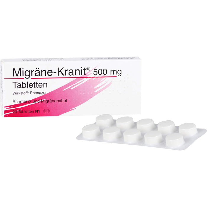 Migräne-Kranit 500 mg Tabletten, 20 St. Tabletten