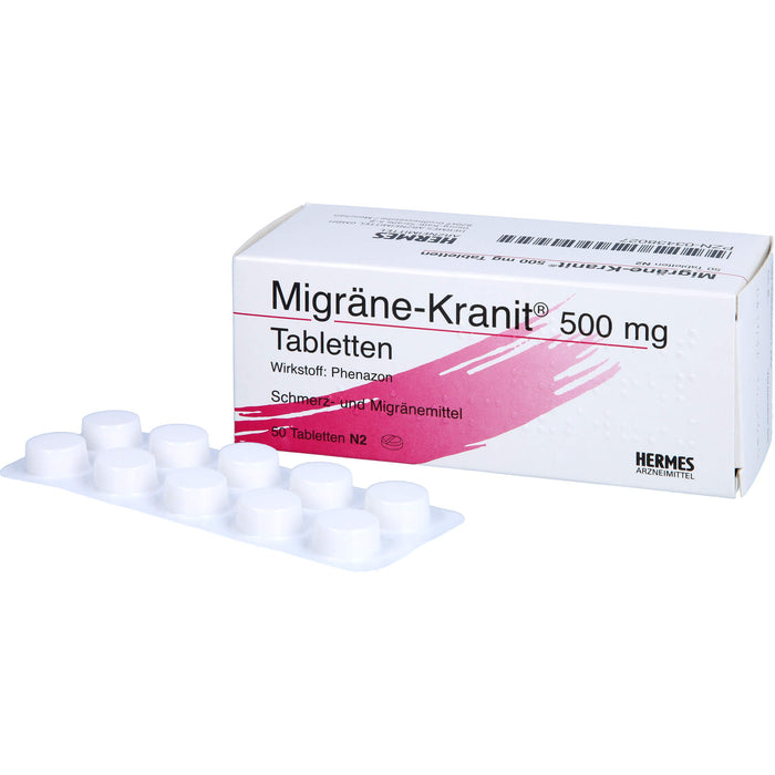 Migräne-Kranit 500 mg Tabletten, 50 pcs. Tablets