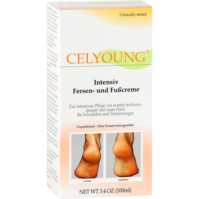 CELYOUNG Intensiv Fersen- und Fußcreme, 100 ml Crème