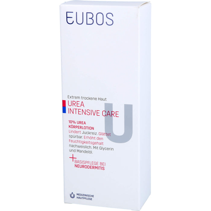 EUBOS Urea 10% Körperlotion für trockene Haut, 200 ml Lotion