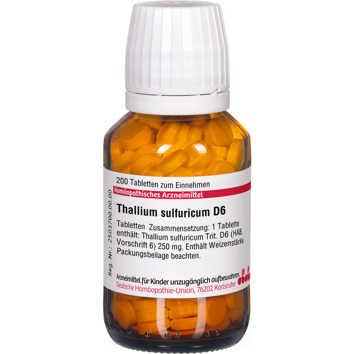 Thallium sulfuricum D6 DHU Tabletten, 200 St. Tabletten