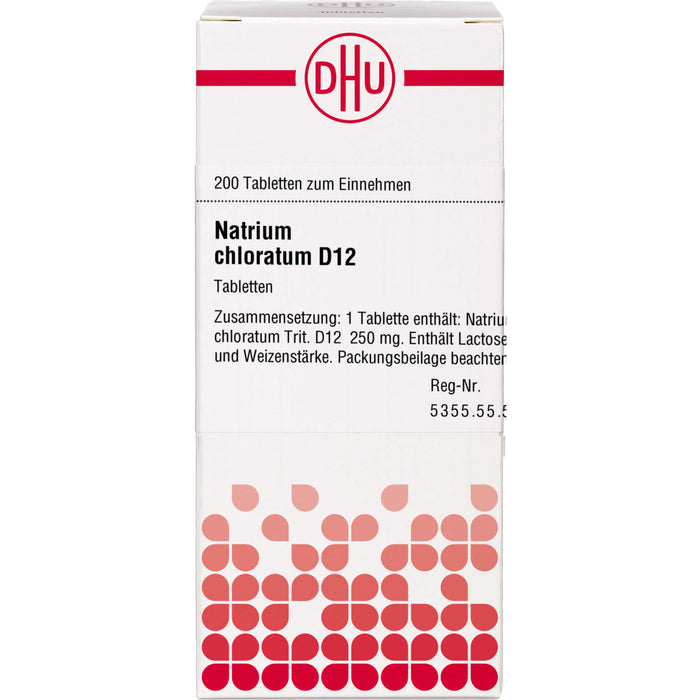 DHU Natrium chloratum D12 Tabletten, 200 St. Tabletten