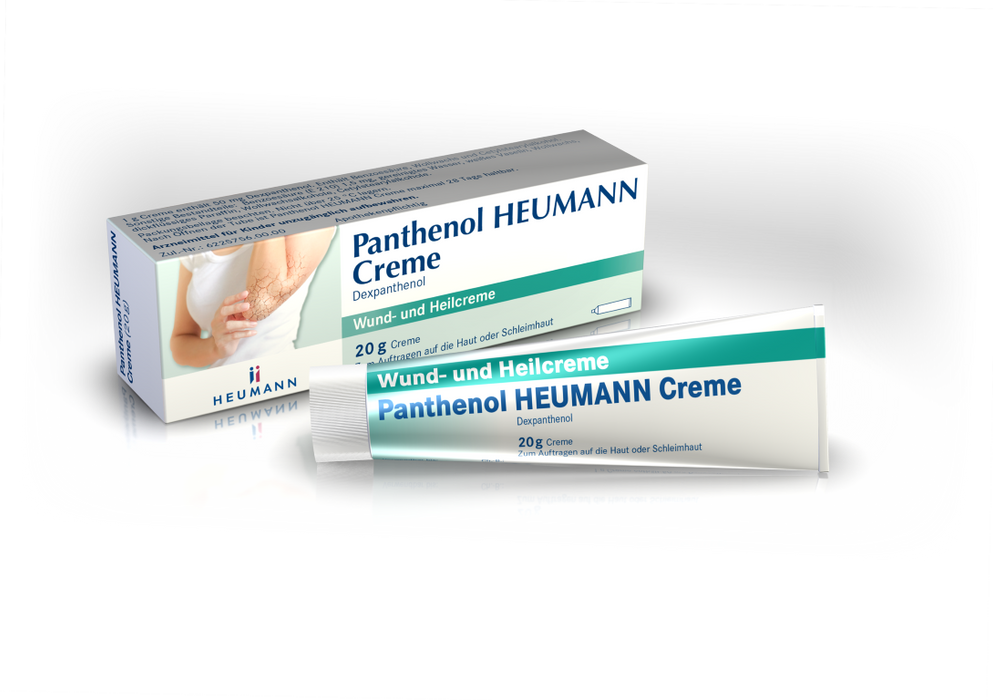 Panthenol Heumann Creme Wund- und Heilcreme, 20 g Cream