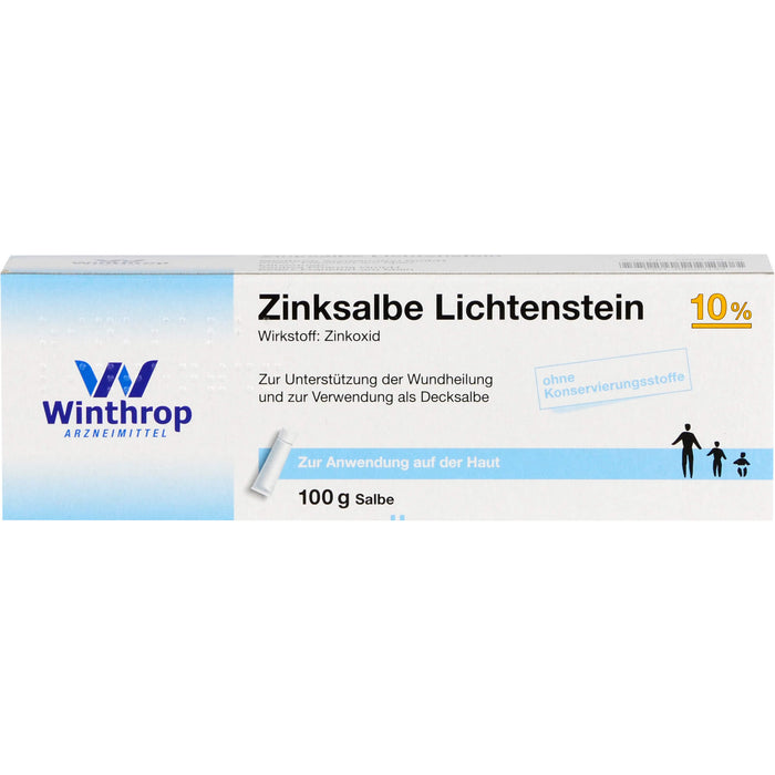 Zinksalbe Lichtenstein 10 %, 100 g Ointment