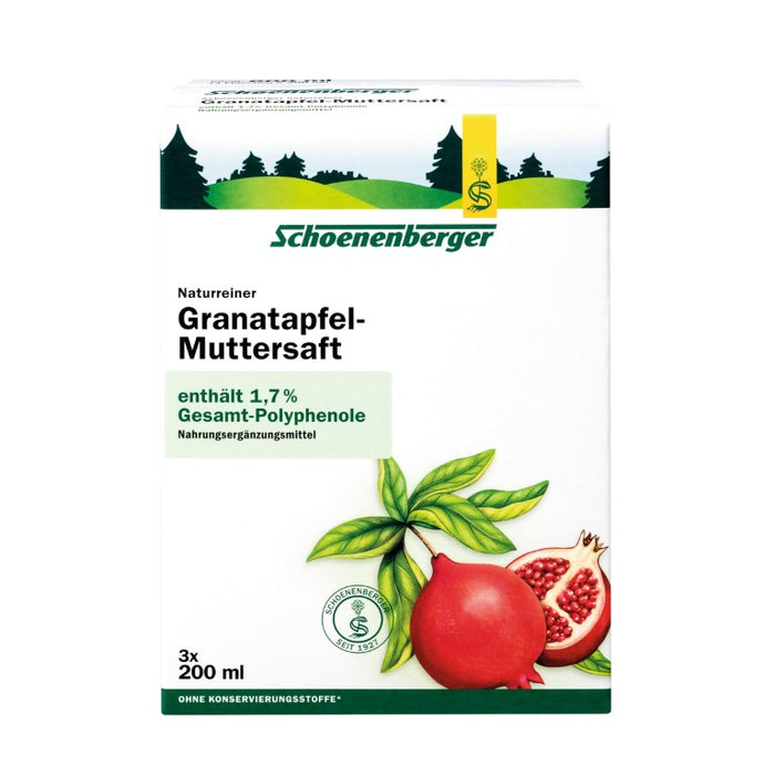 Schoenenberger Naturreiner Granatapfel-Muttersaft, 600 ml Lösung