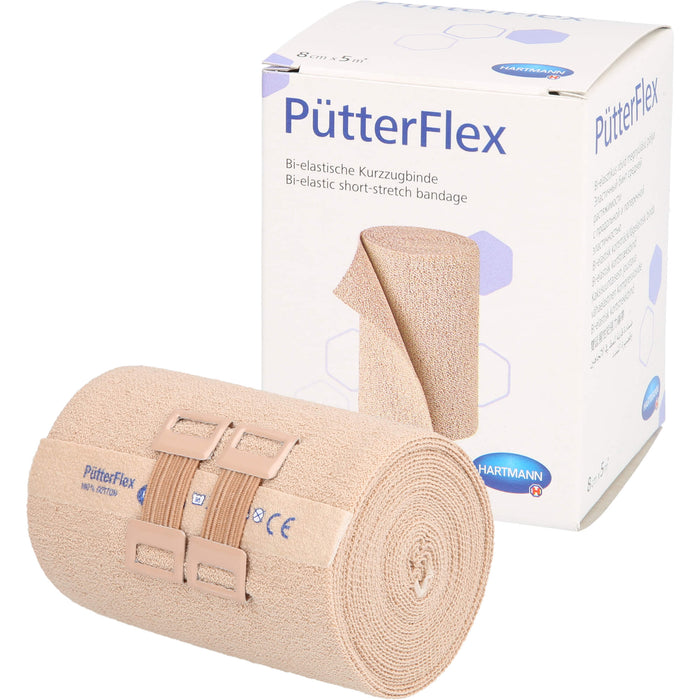 Pütter Flex Binde 8 cm x 5 m, 1 St. Packung