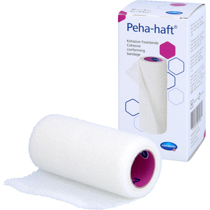 Peha-haft Latexfrei Fixierbinde 10 cm x 4 m, 1 pcs. Pack