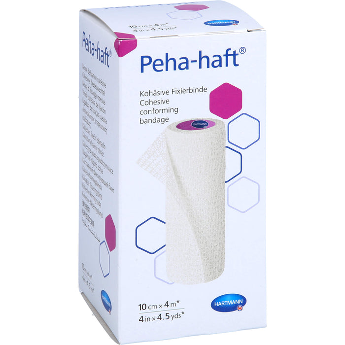 Peha-haft Latexfrei Fixierbinde 10cmx4m, 1 St. Packung