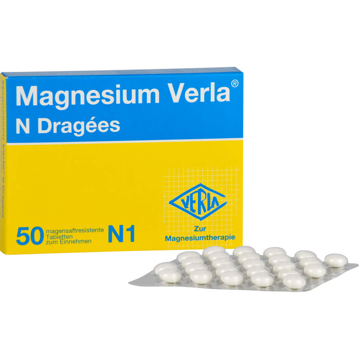 Magnesium Verla N Dragees, 50 pcs. Tablets