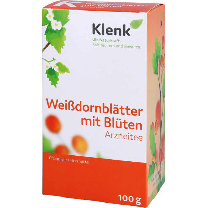 WEISSDORNBLAETTER M BLUETE, 100 g TEE