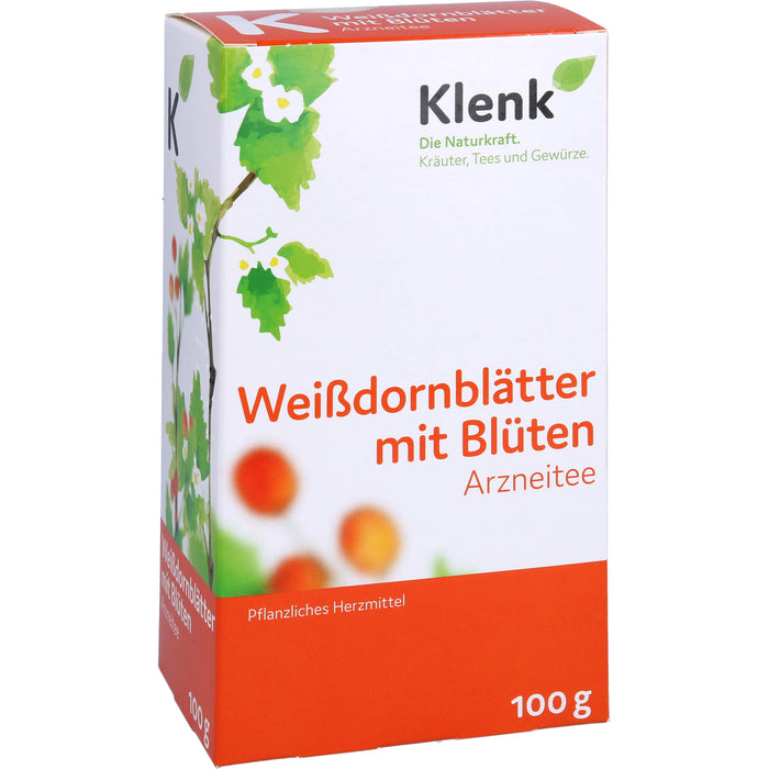 WEISSDORNBLAETTER M BLUETE, 100 g TEE