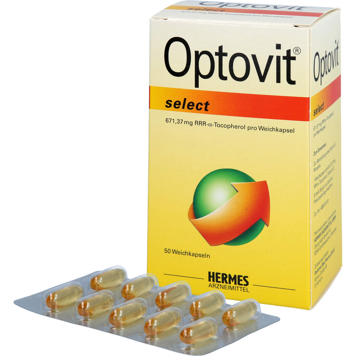 Optovit select 1000 I.E. Kapseln, 50 pc Capsules