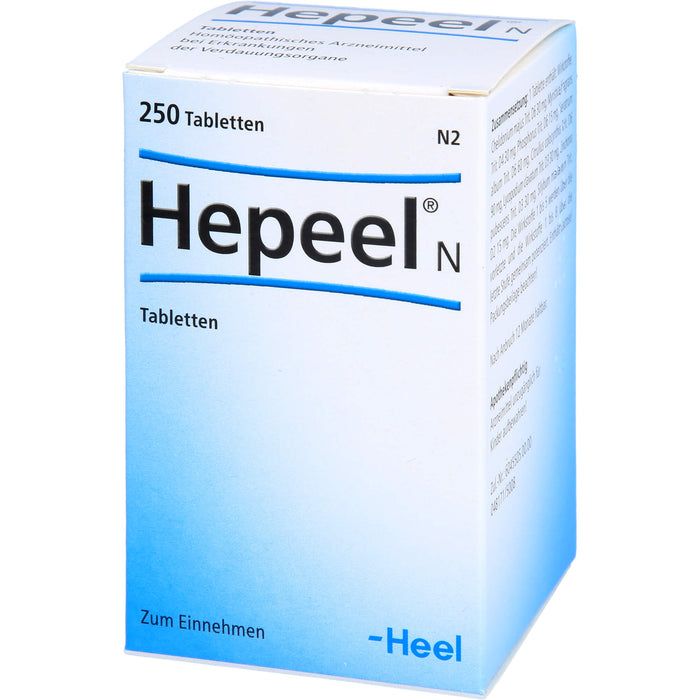 Hepeel N Tabletten bei Erkrankungen der Verdauungsorgane, 250 pcs. Tablets