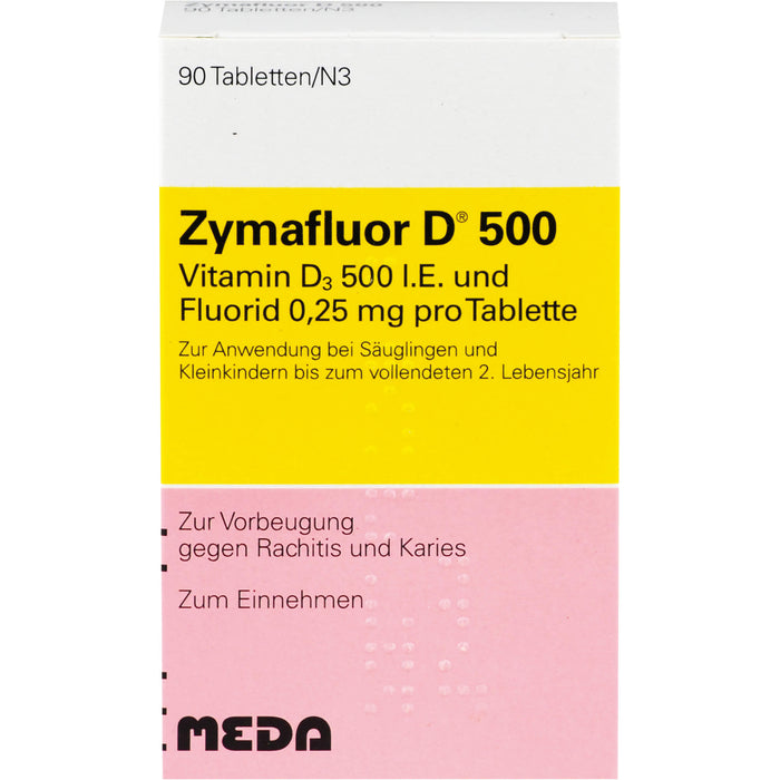 Zymafluor D 500 Tabletten, 90 pcs. Tablets