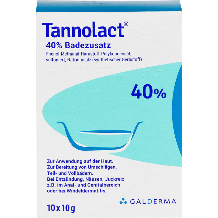 Tannolact Badezusatz Beutel, 10 pc Sachets