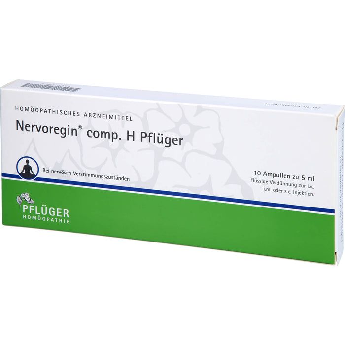 PFLÜGER Nervoregin comp. H bei nervösen Verstimmungszuständen, 10 pcs. Ampoules