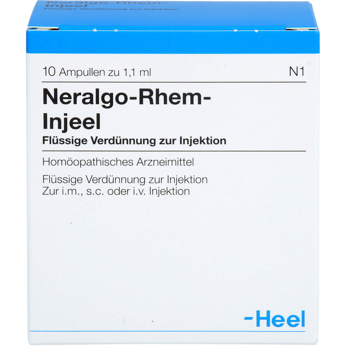 Neralgo-Rhem-Injeel flüssige Verdünnung, 10 pcs. Ampoules