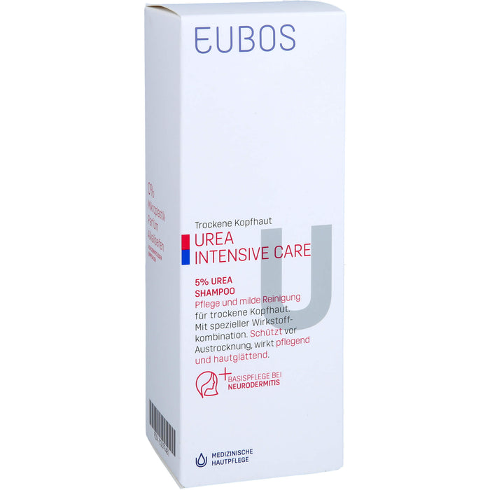 EUBOS UREA 5% Shampoo für trockene Haut, 200 ml Shampoo