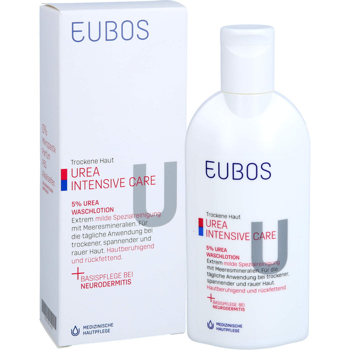 EUBOS Trockene Haut UREA 5% Waschlotion, 200 ml Lotion