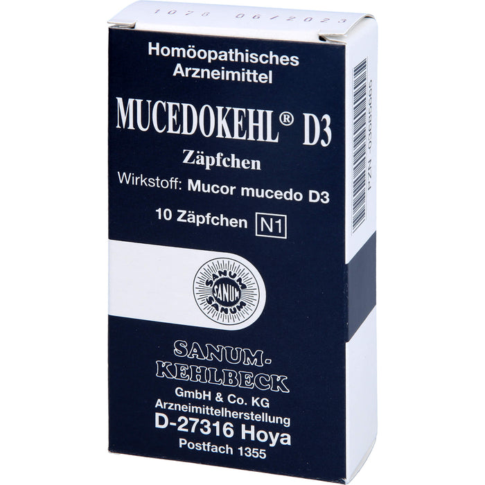 Mucedokehl D3 Supp., 10 pcs. Suppositories