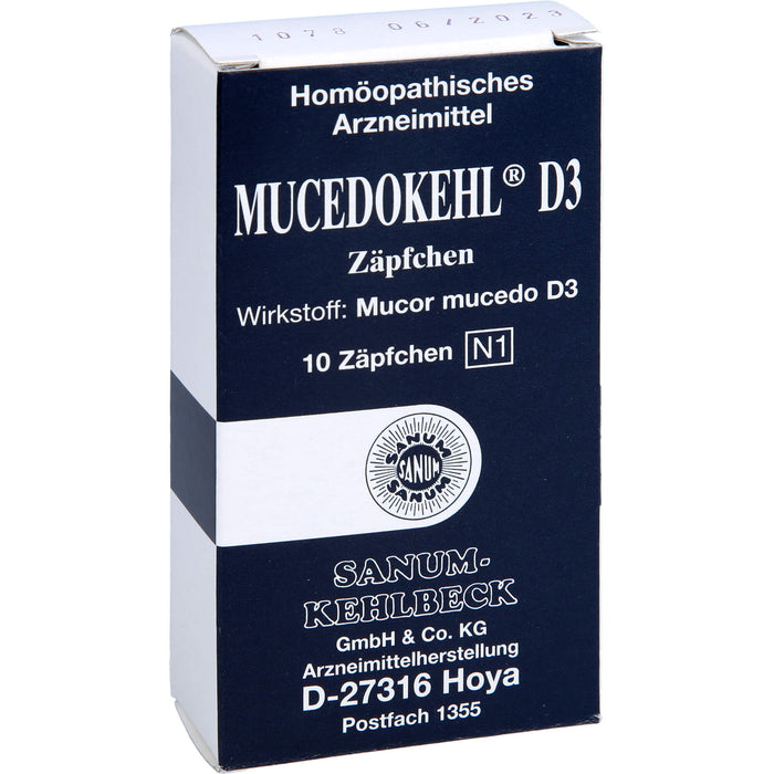 Mucedokehl D3 Supp., 10 pcs. Suppositories