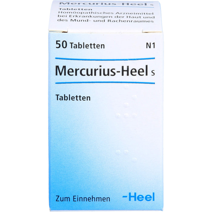 Mercurius-Heel S Tabletten bei Erkrankungen der Haut und des Mund- und Rachenraumes, 50 pc Tablettes