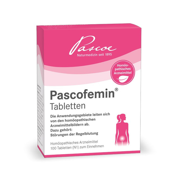 Pascofemin Tabletten bei Störungen der Regelblutung, 100 pc Tablettes