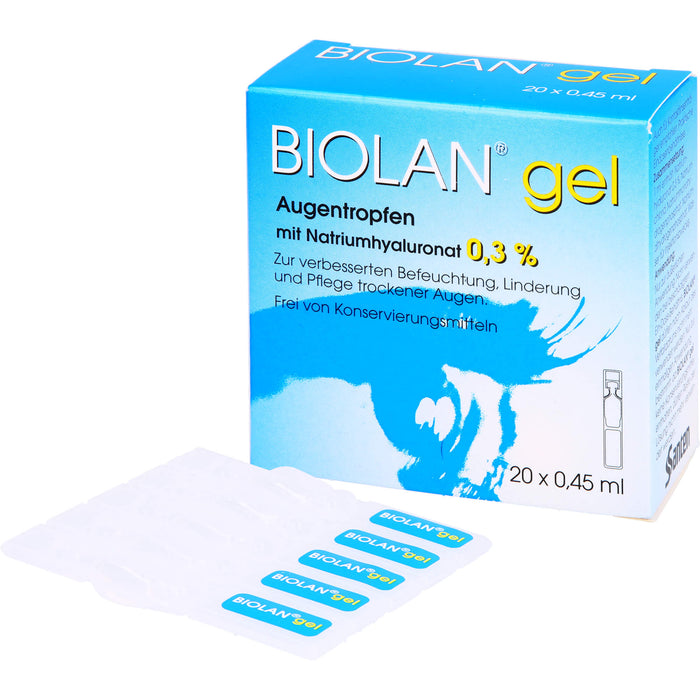 Biolan gel Augentropfen, 20X0.45 ml ATR