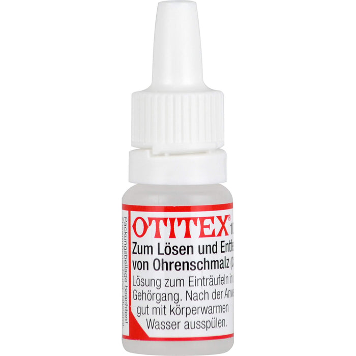 OTITEX Ohrentropfen zum Lösen und Entfernen von Ohrenschmalz, 10 ml Lösung