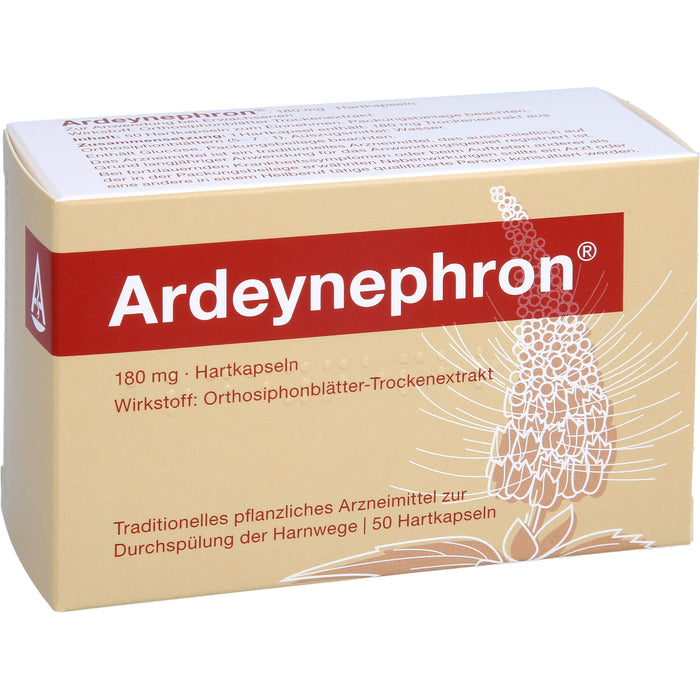 Ardeynephron 180 mg Hartkapseln zur Durchspülung der Harnwege, 50 pc Capsules