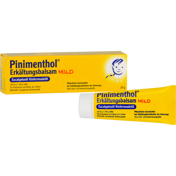 Pinimenthol mild Erkältungsbalsam, 20 g Salbe