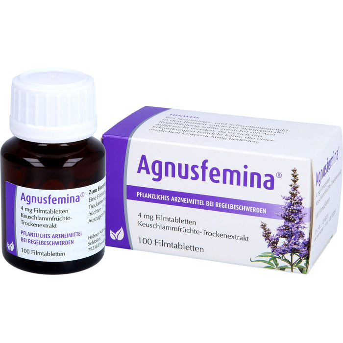 Agnusfemina 4 mg Filmtabletten bei Regelbeschwerden, 100 St. Tabletten