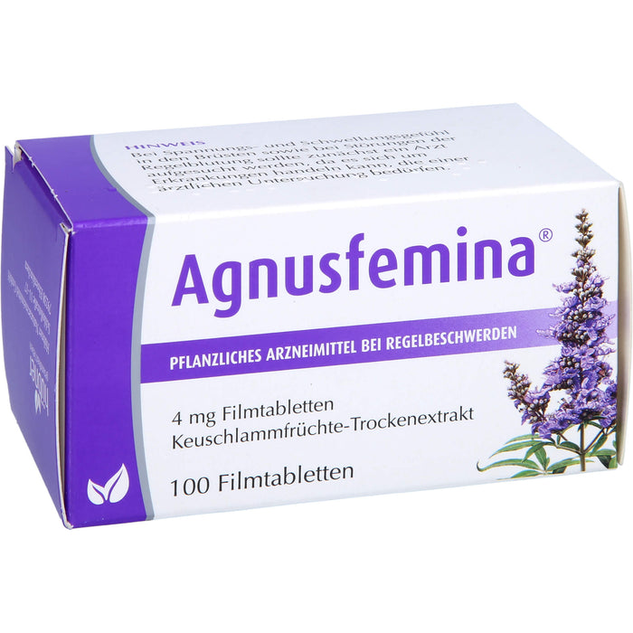 Agnusfemina 4 mg Filmtabletten bei Regelbeschwerden, 100 pcs. Tablets