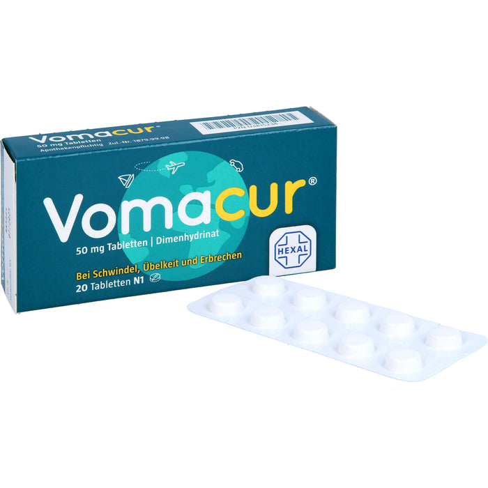 Vomacur 50 mg Tabletten, 20 pcs. Tablets