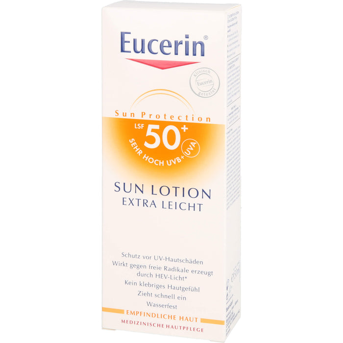 Eucerin Sensitive Protect Sun Lotion Extra Light LSF 50+, 150 ml Lotion