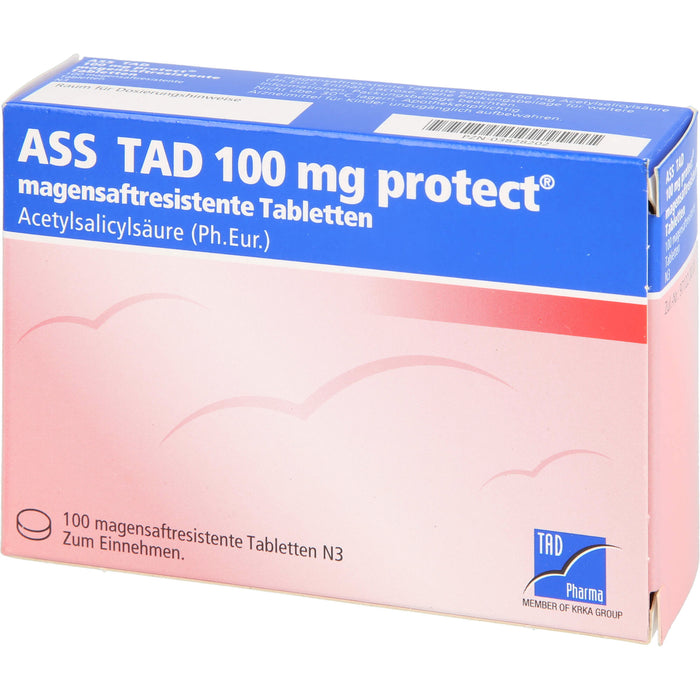 ASS TAD 100 mg protect Filmtabletten, 100 St. Tabletten