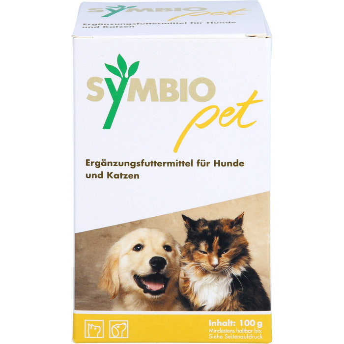 SymbioPet Pulver für Hunde und Katzen, 100 g Pulver