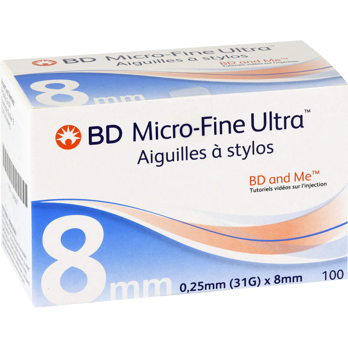 BD Micro FINE Ultra Pen-Nadeln 0,25x8mm, 100 St KAN