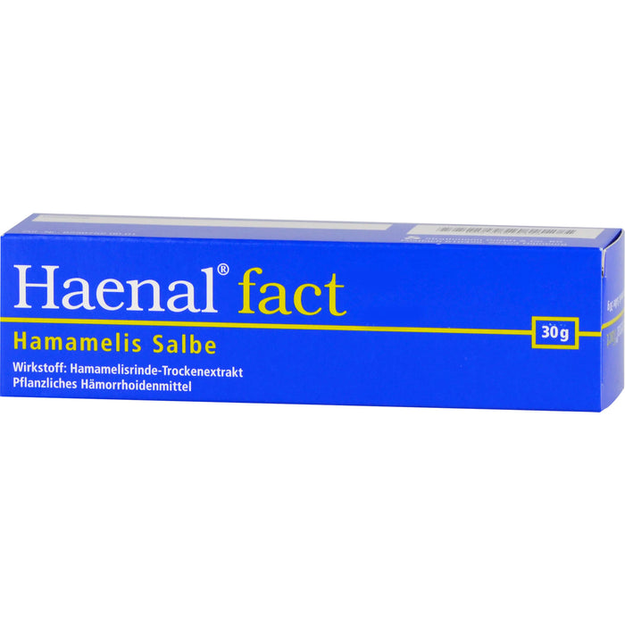 Haenal fact Hamamelis Salbe zur Anwendung auf der Haut, 30 g Onguent