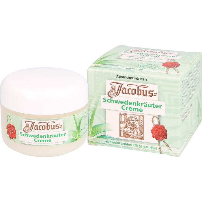 Jacobus Schwedenkräuter Pflege-Creme, 100 ml Creme