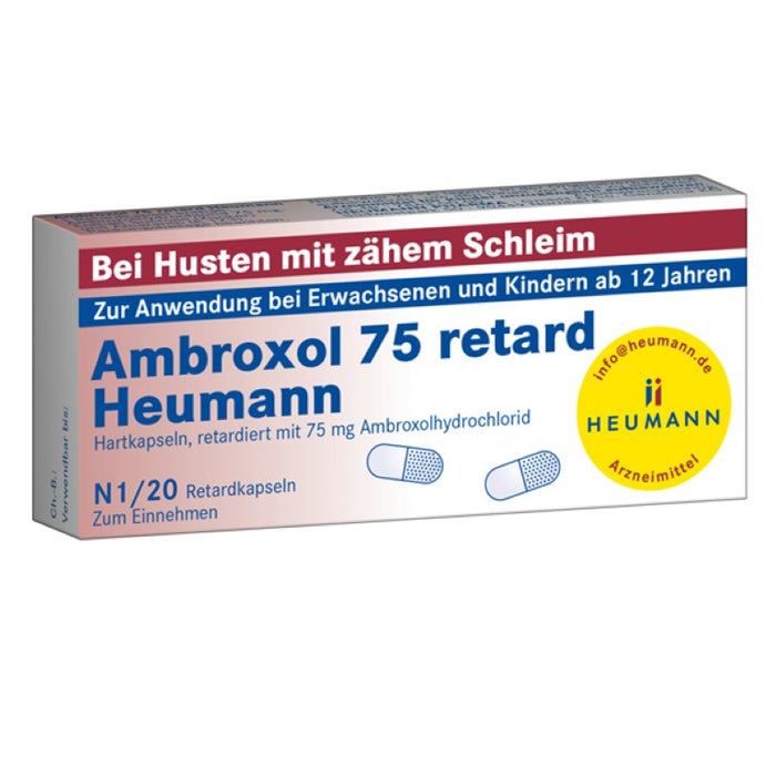 Ambroxol 75 retard Heumann Retardkapseln, 20 pcs. Capsules