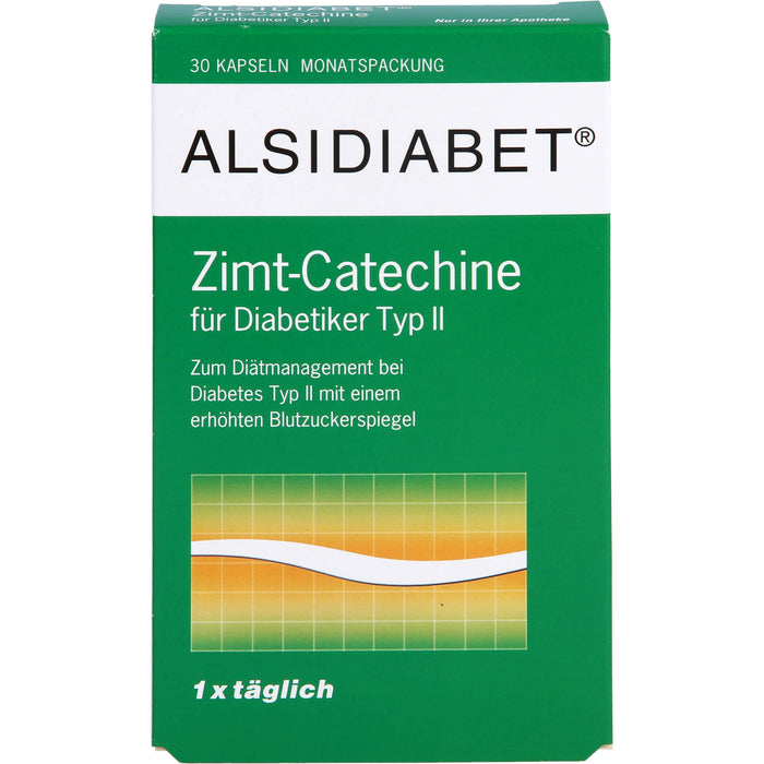 ALSIDIABET Zimt-Catechine f.Diab.TypII 1xtaegl., 30 St KAP