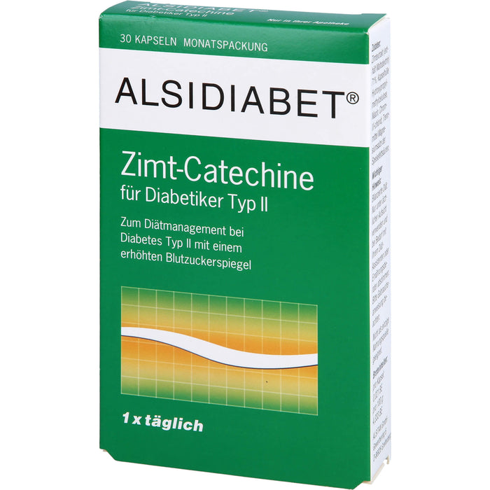 ALSIDIABET Zimt-Catechine f.Diab.TypII 1xtaegl., 30 St KAP