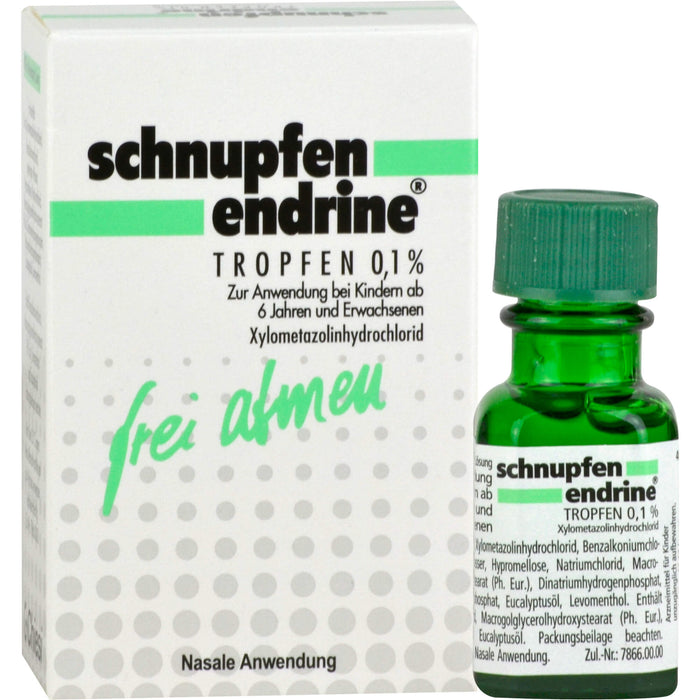 schnupfen endrine Tropfen, 10 ml Lösung