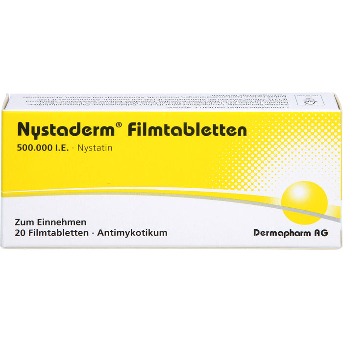 Nystaderm Filmtabletten Antimykotikum, 20 pcs. Tablets