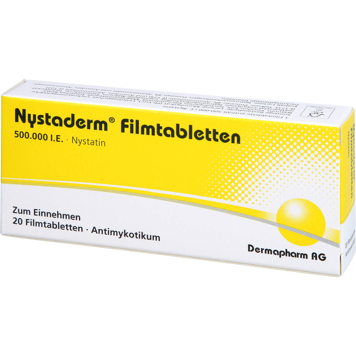 Nystaderm Filmtabletten Antimykotikum, 20 pcs. Tablets