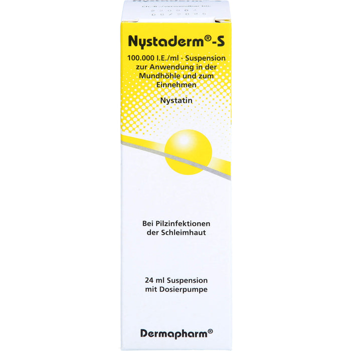 Nystaderm-S Antimykotikum mit Dosierpumpe, 24 ml Solution