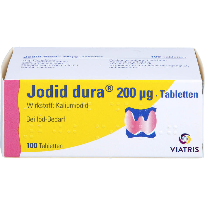 Jodid dura 200 µg, Tabletten, 100 St. Tabletten