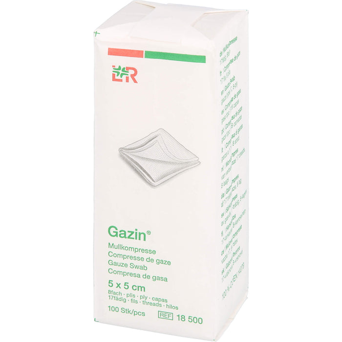 Gazin OP Kompressen 5 x 5 cm, 100 pc Compresses